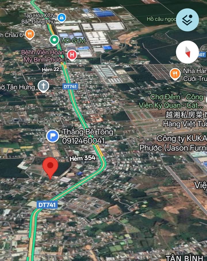 Đất Tiến Hưng Đồng Xoài 4000m² giá 2 tỷ - Đầu tư sinh lời cao!