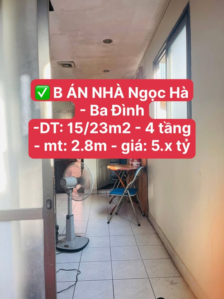 Nhà Ngọc Hà, Ba Đình 15m² giá 5 tỷ - Không gian sống lý tưởng!