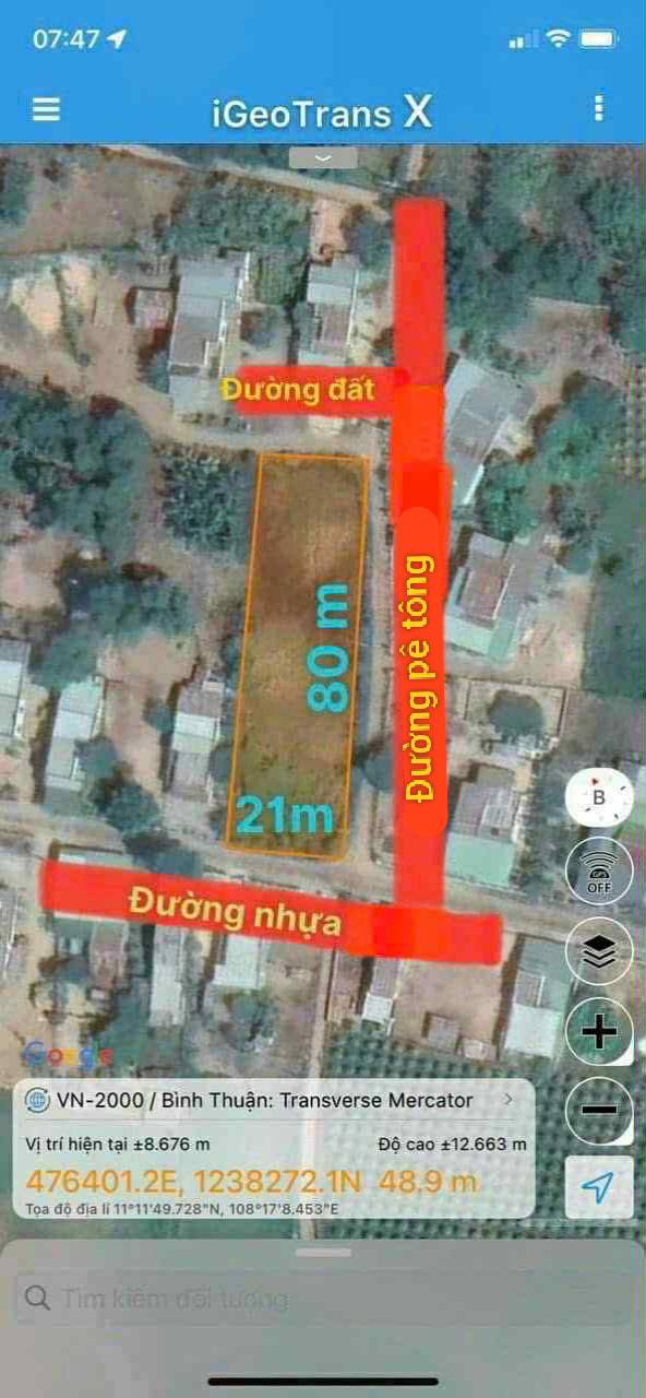 Đất nền Hồng Liêm, Hàm Thuận Bắc 1.230m² - Sổ đỏ chính chủ, giá thỏa thuận!