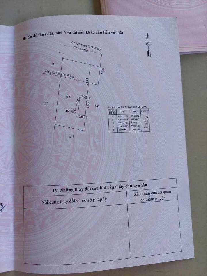 Đất mặt tiền đường 785, xã Tân Đông, huyện Tân Châu, 940m² giá 9.4 tỷ - Cơ hội đầu tư tuyệt vời!