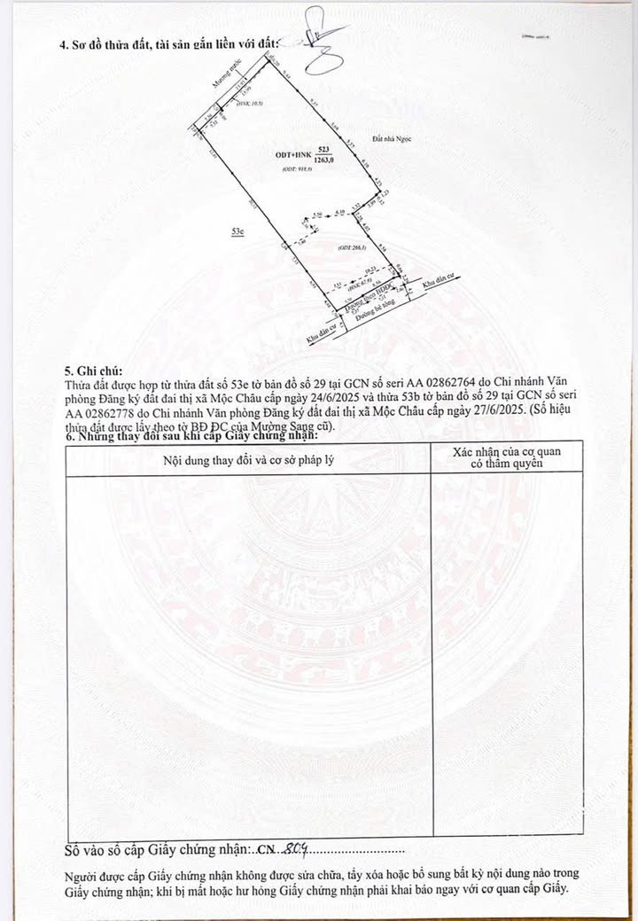 Đất nền đẹp tại Mộc Châu 1.263m² - Cơ hội đầu tư không thể bỏ lỡ!