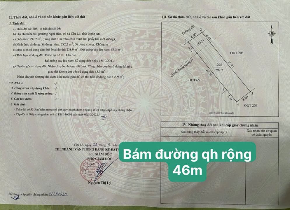 Đất Nghi Hòa, Cửa Lò 292.2m² giá thỏa thuận - Cơ hội đầu tư hiếm có!