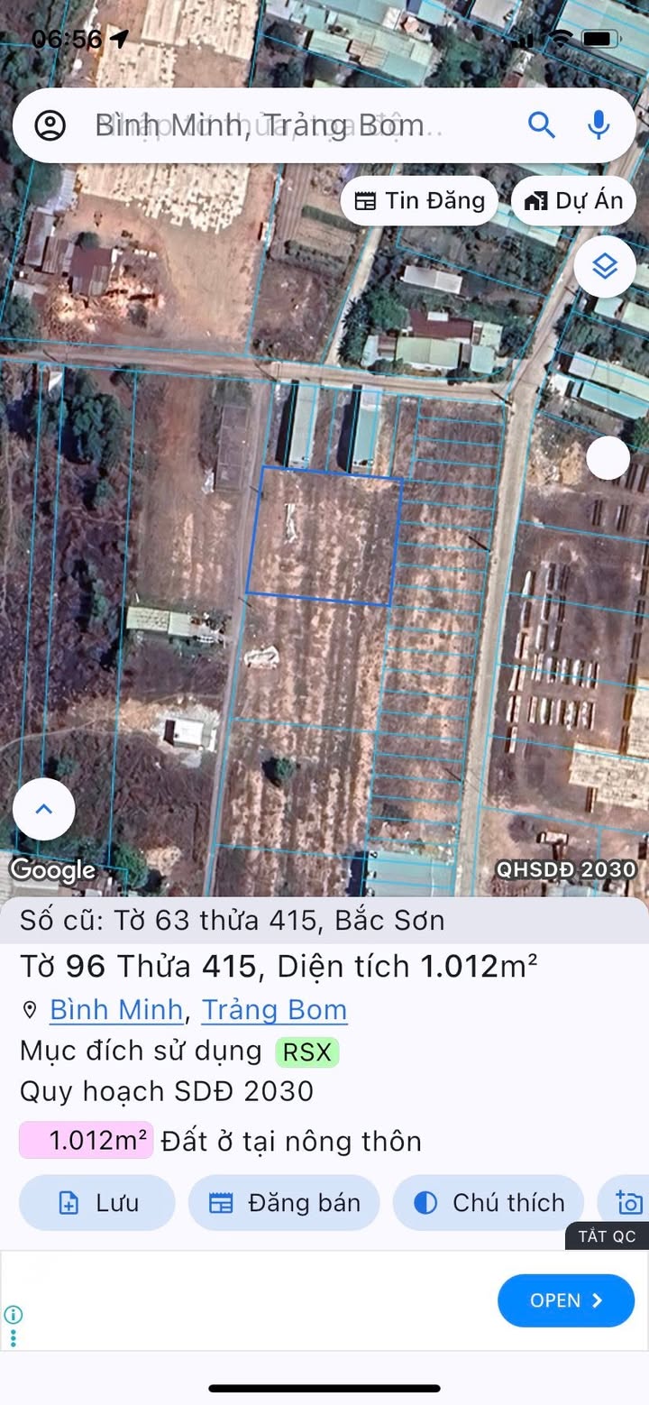 Đất nền Bắc Sơn, Trảng Bom 3600m² giá chỉ 2.2 tỷ - Cơ hội đầu tư tuyệt vời!