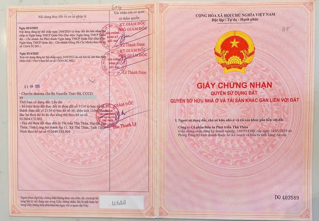 Đất nền sổ hồng Agora City Thủ Thừa 108m² - Vị trí đắc địa, giá tốt!