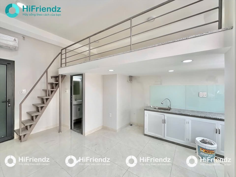 Phòng cho thuê full nội thất Đường Số 16, Bình Hưng Hoà B, Bình Tân - Gác và ban công thoáng đãng!