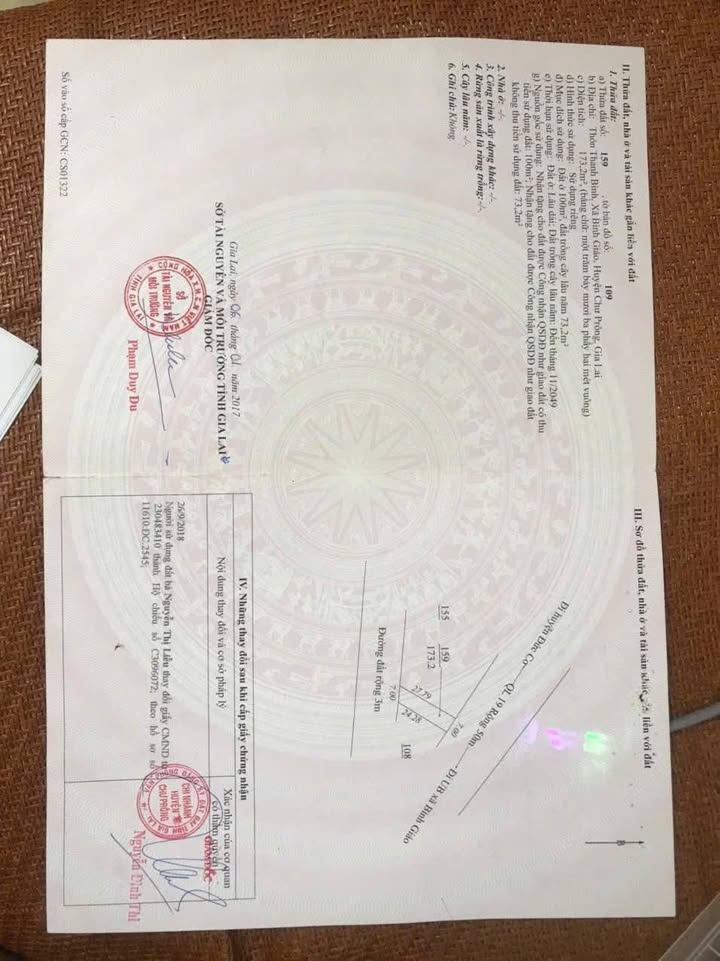 Đất thổ cư 18.900m² mặt tiền Quốc lộ 19, xã Bàu Cạn - Giá chỉ 110 triệu!