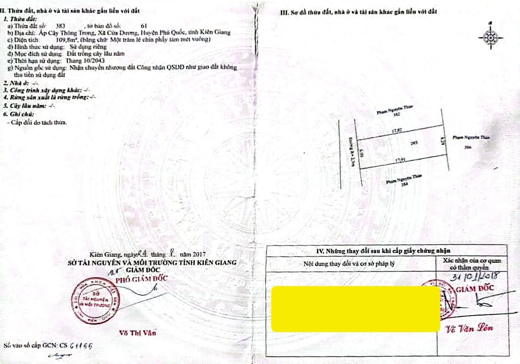 Đất nền Cửa Dương Phú Quốc 109.8m² giá chỉ 600 triệu - Đầu tư sinh lời ngay!