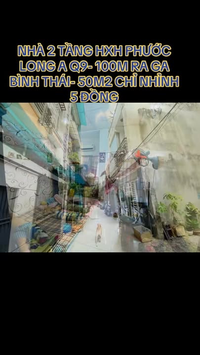 Nhà 2 tầng hẻm xe hơi Phước Long A Q9 50m² giá 5 tỷ - Thiết kế hiện đại, gần Ga Metro!