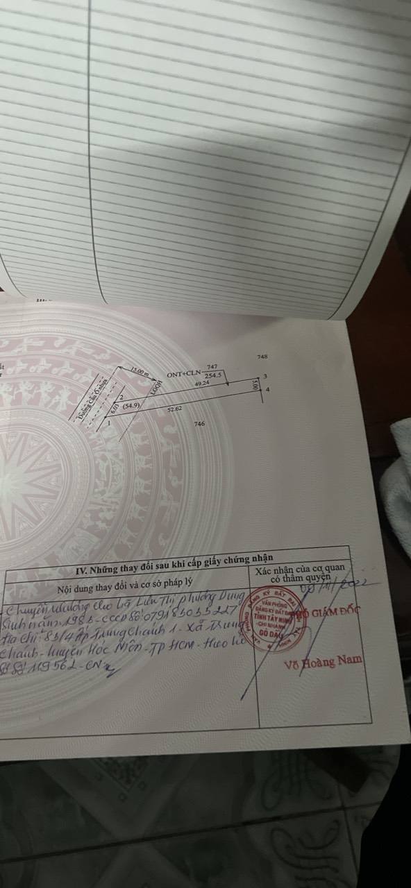 Đất nền mặt tiền Tinh lộ 782, Gò Dầu, 275m², giá chỉ 1.7 tỷ - Đầu tư sinh lời ngay!