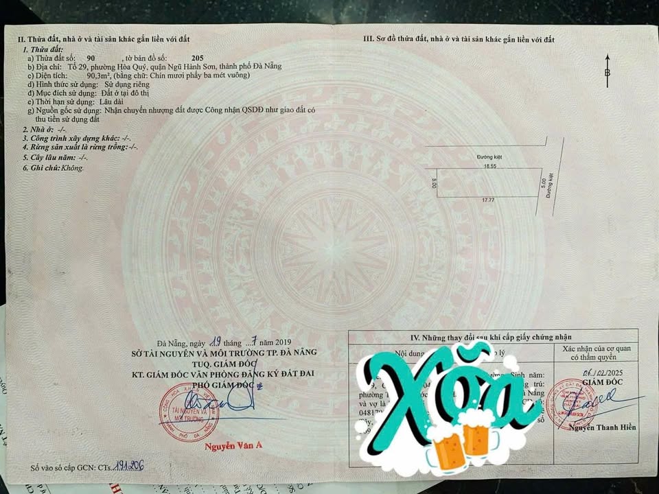 Đất nền Hòa Quý Đà Nẵng 90m² giá chỉ 2.45 tỷ - Đầu tư sinh lời ngay!