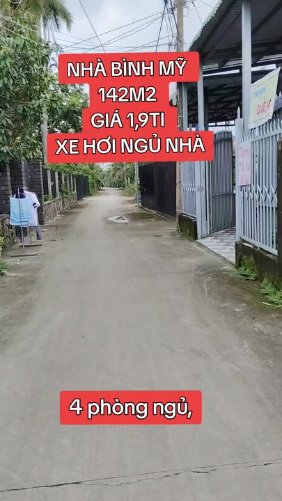 Nhà cấp 4 Củ Chi 142m² giá 1.9 tỷ - Hẻm xe hơi, thích hợp an cư!