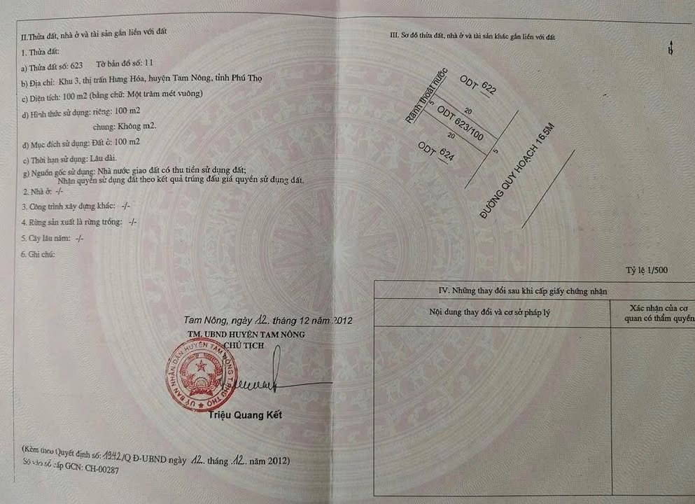 Đất đấu giá khu 3 - Rừng Chẽ, Tam Nông, Phú Thọ, 100m² - Đầu tư sinh lời cao!