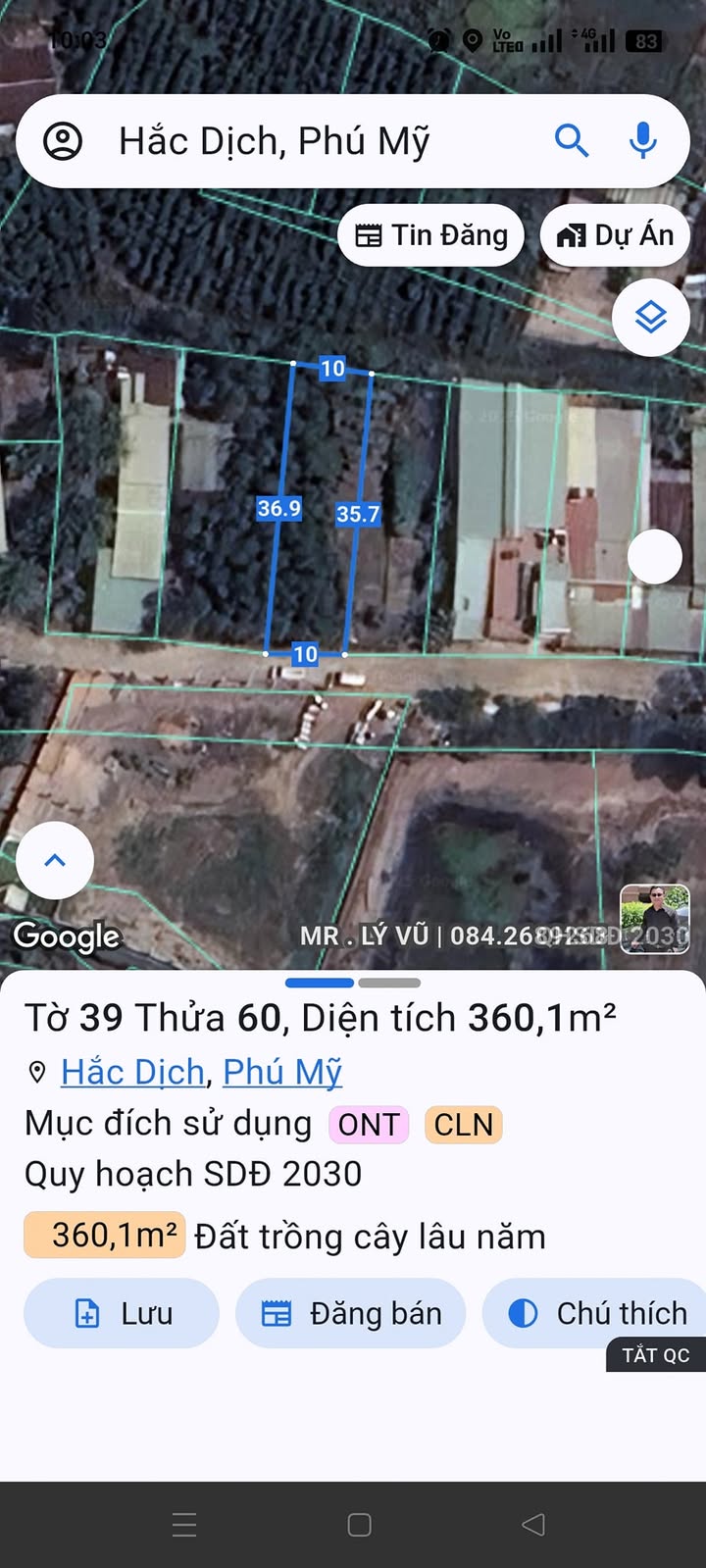 Đất nền Trảng Cát, Hắc Dịch 360m² giá 1 tỷ - Cơ hội đầu tư sinh lời!