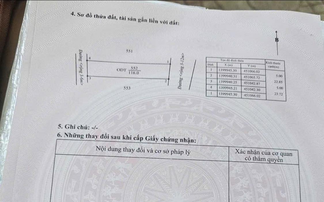 Đất hai mặt tiền Hẻm TDC, đường 19/5 - 120m² giá chỉ 2.1 tỷ - Đầu tư sinh lời tốt!