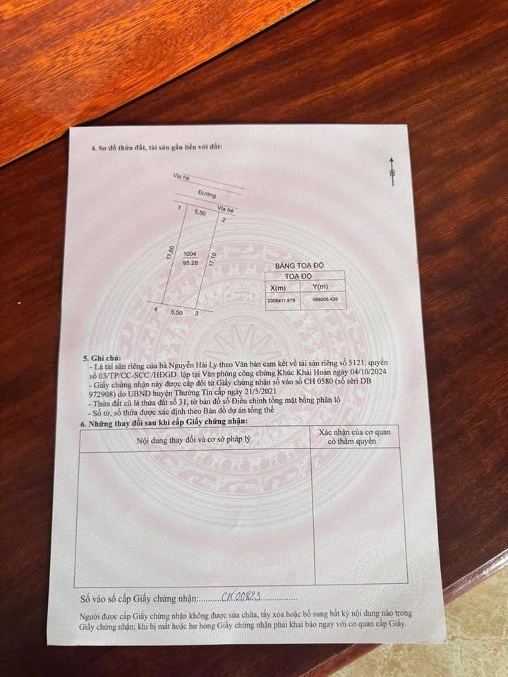 Đất đấu giá Văn Trái, xã Văn Phú, Thường Tín, 95m² - Mặt tiền rộng, ô tô tránh nhau!