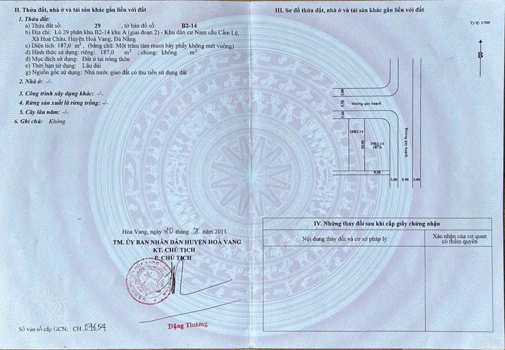 Đất nền góc 2 mặt tiền Trịnh Quang Xuân, 190m² giá 7.75 tỷ - Đối diện công viên!