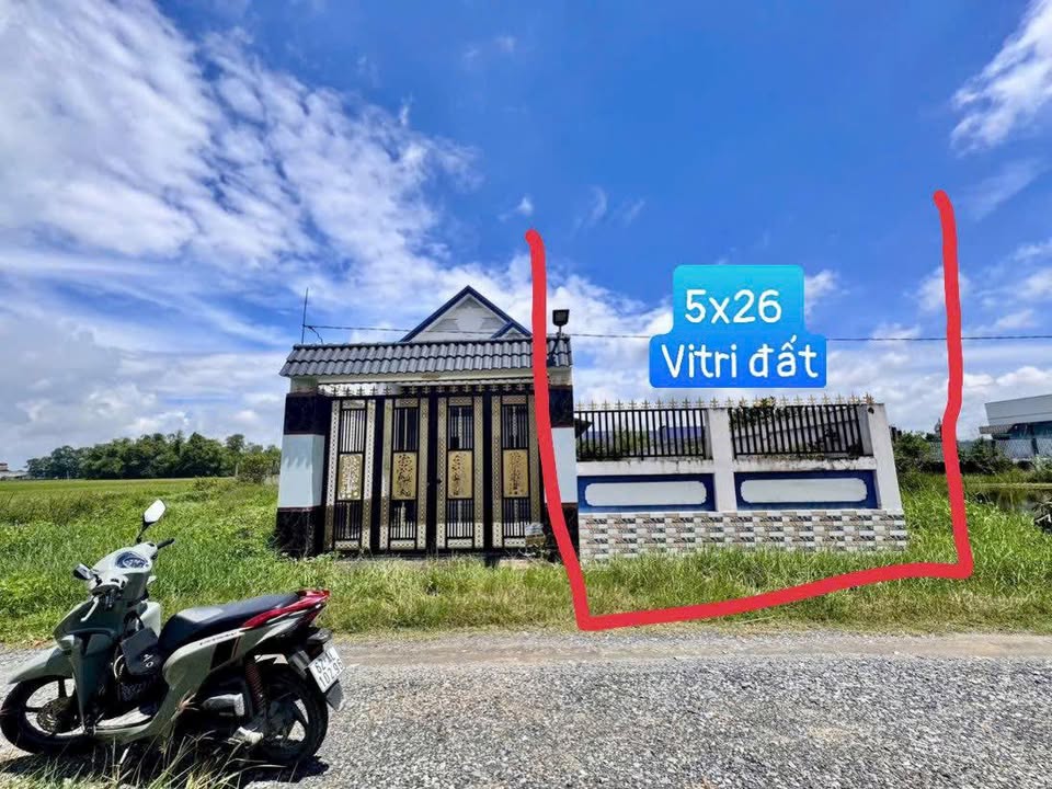 Đất thổ cư 130m² Hòa Khánh Nam Đức Hòa giá 740 triệu - Sổ Hồng riêng