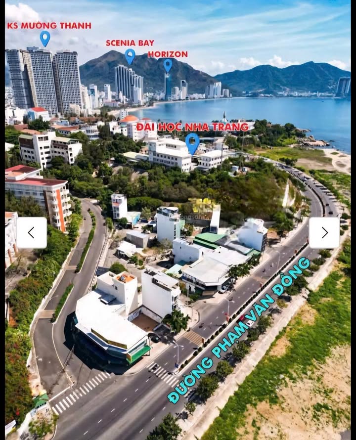 Đất mặt tiền đường Phạm Văn Đồng, Nha Trang 49m² giá 5.8 tỷ - Vị trí đắc địa sát biển!