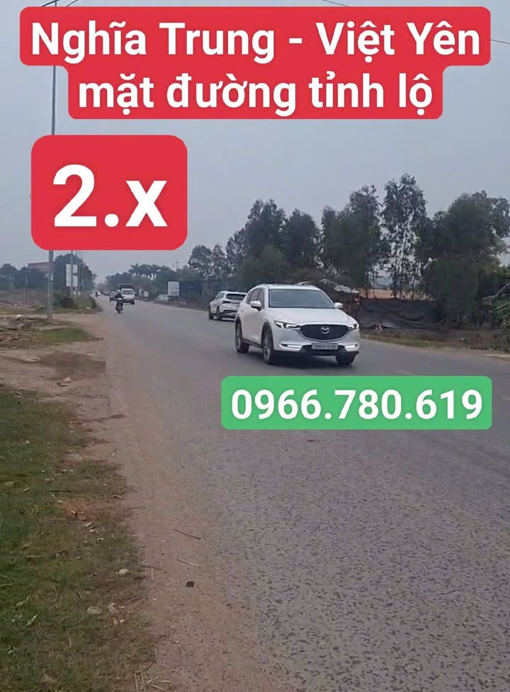 Đất nền Nghĩa Trung - Việt Yên 80m² giá chỉ 2 tỷ - Tiềm năng tăng giá x2 trong 2 năm!