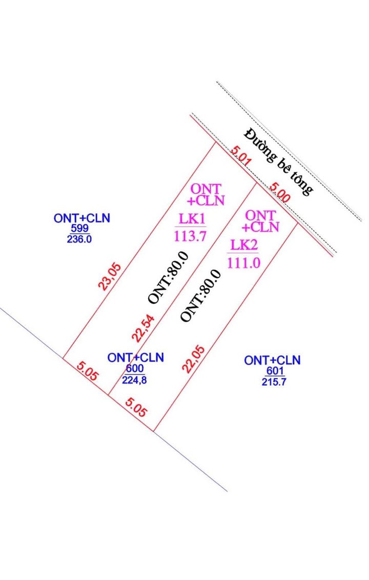 Đất nền LK1 & LK2 Nhuận Trạch Lương Sơn 113,7m² & 111m² - Giá chỉ 1,1 tỷ/lô!