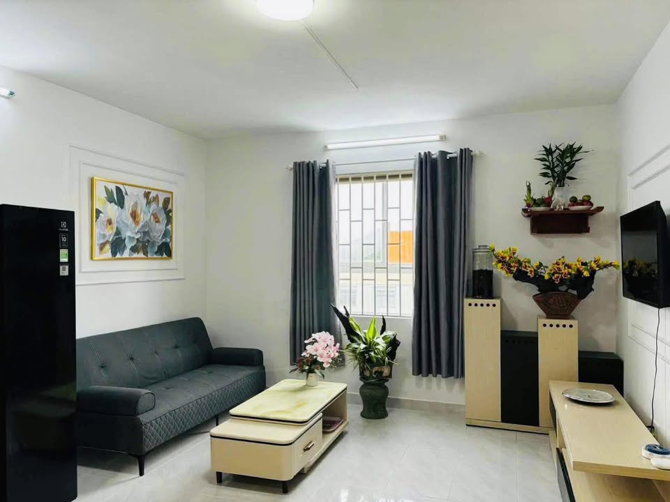 Căn hộ CT7 Vĩnh Điềm Trung 80m² giá 8.5 triệu - Đầy đủ nội thất, vào ở ngay!