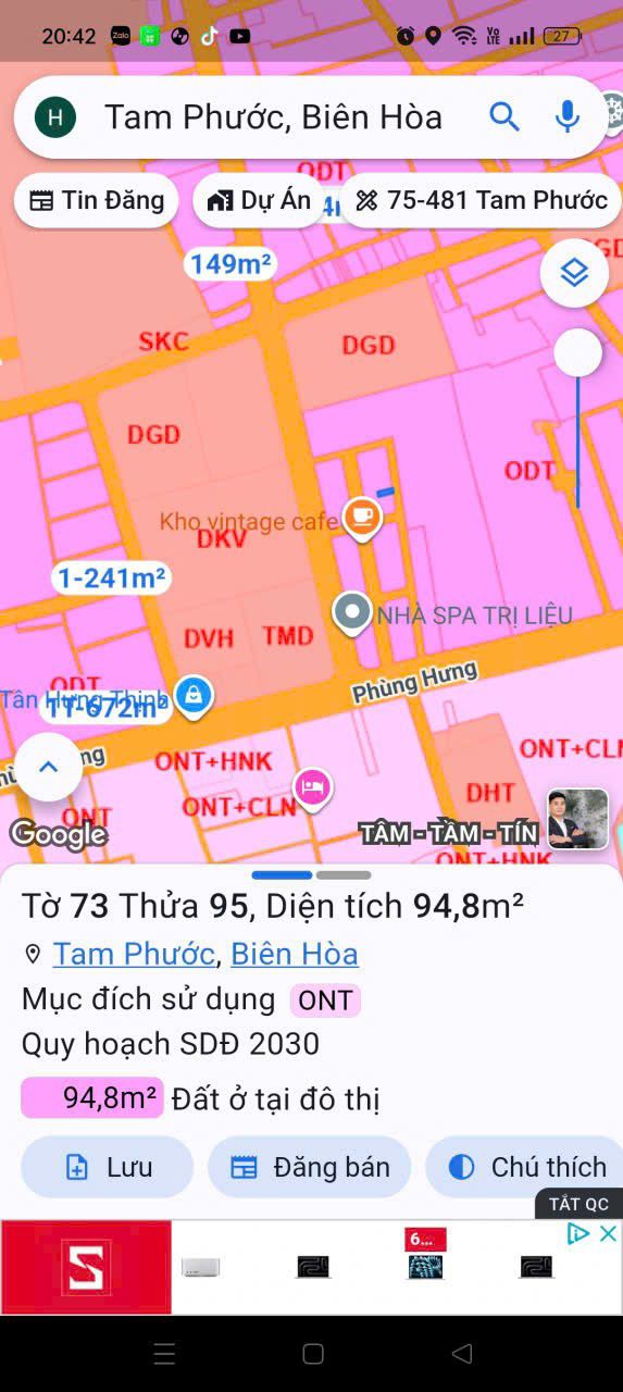 Đất nền Phùng Hưng, Quận 5, 97m² chỉ 1.4 tỷ - Sổ đỏ chính chủ, thổ cư 100%!