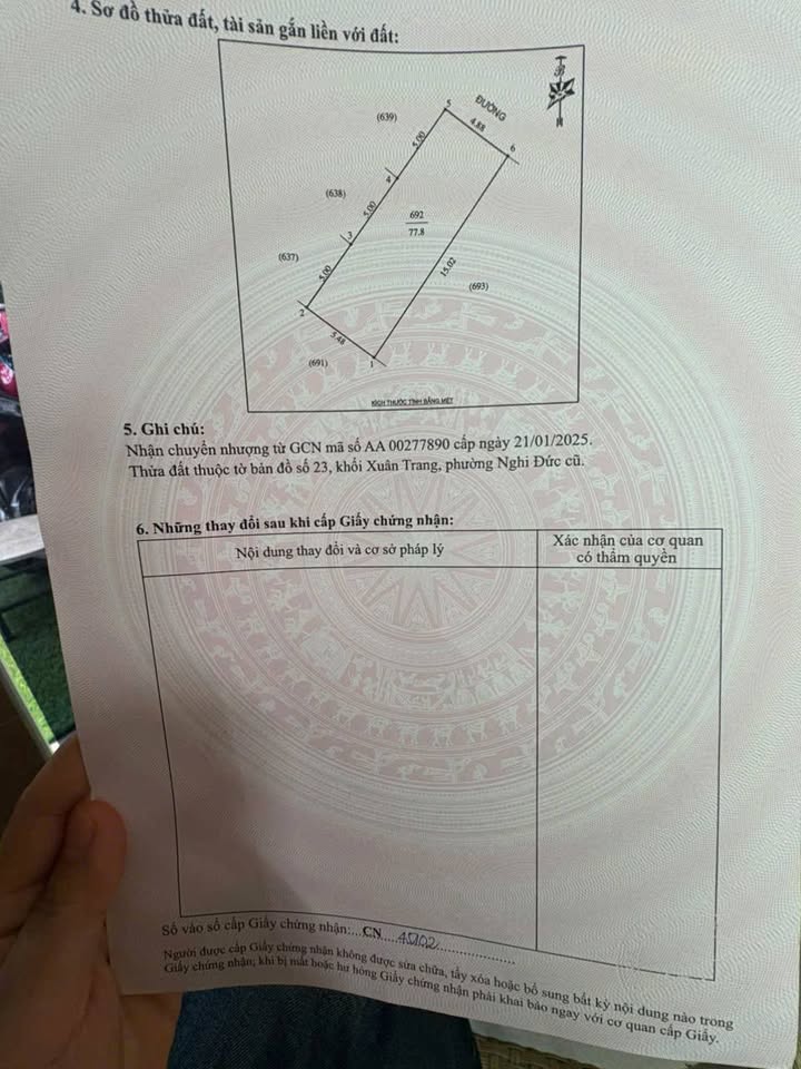 Đất nền Nghi Đức 78m² giá 1.7 tỷ - Đường 5m, gần ĐH Y khoa Vinh!