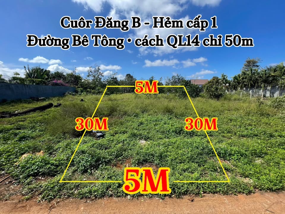 Đất thổ cư Cuôr Đăng 150m² giá 500 triệu - Chính chủ bán gấp!