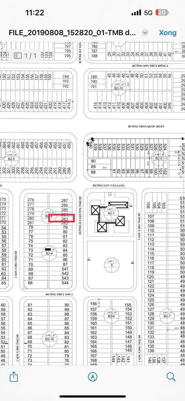 Lô đất Nguyễn Cơ Thạch, Hòa Hải, Ngũ Hành Sơn 125m² giá 9 tỷ - Đầu tư sinh lợi mạnh!