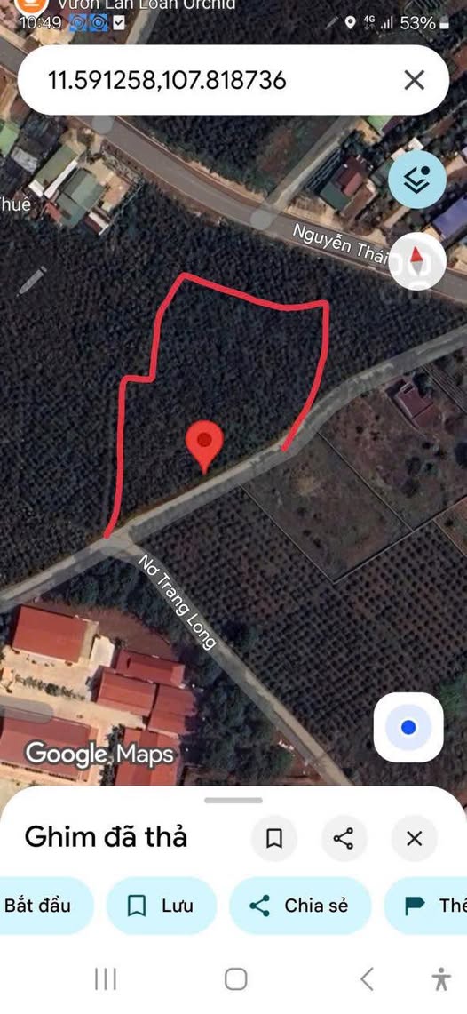 Đất mặt tiền Ngô Thì Nhậm, Lộc Phát 4266m² giá 6.4 tỷ - Phân lô hoặc homestay lý tưởng!