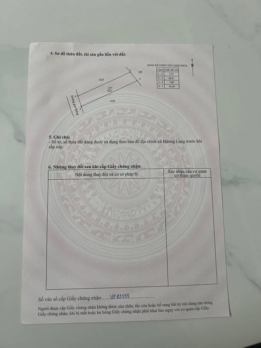 Đất nền Hương Long 266m² giá thỏa thuận - Cơ hội đầu tư tuyệt vời!