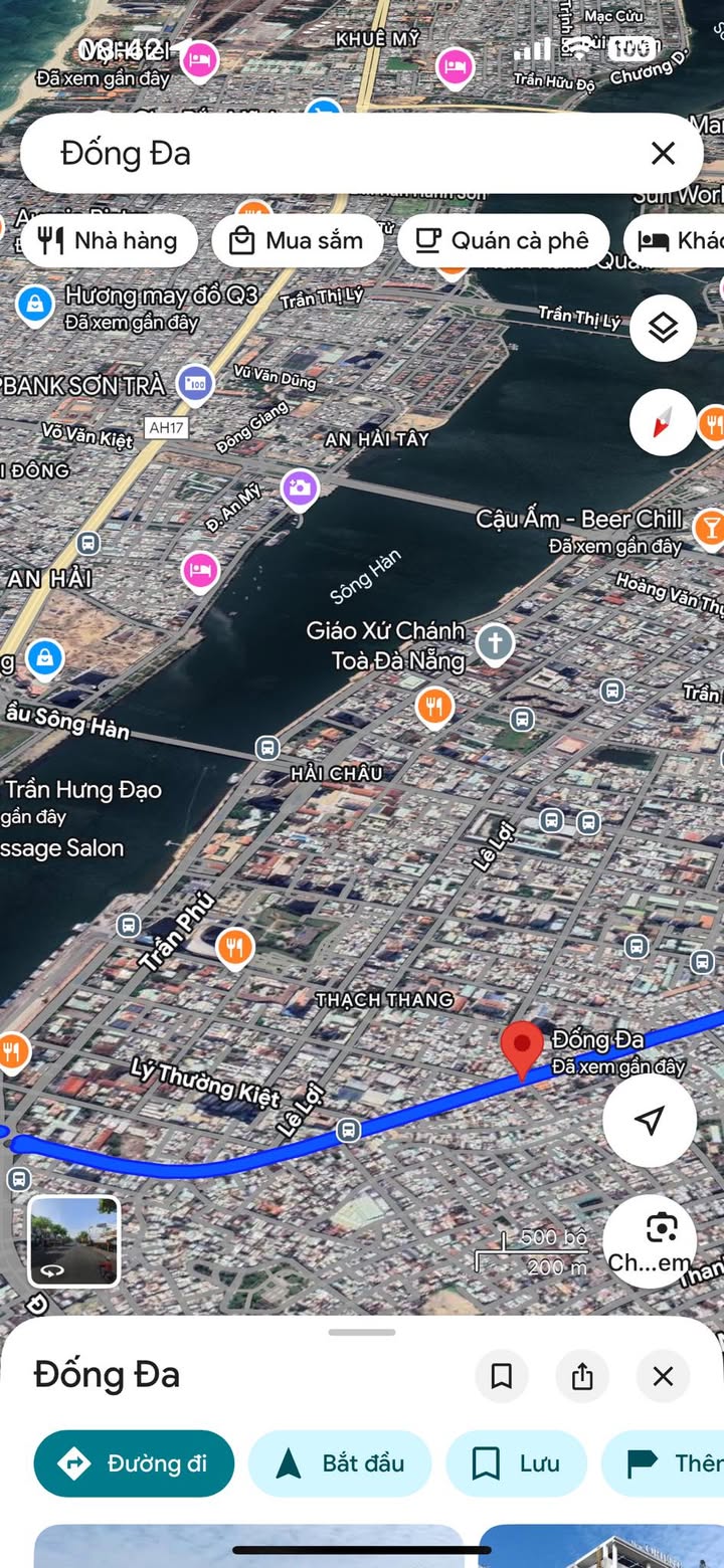 Nhà 2 tầng mặt tiền Đống Đa, Hải Châu 190m² giá 32 tỷ - Đầu tư sinh lời ngay!