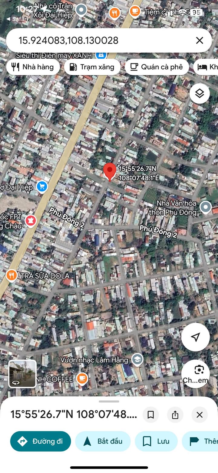 Đất nền thôn Phú Đông, xã Đại Hiệp, 832m² - Đầu tư sinh lời tiềm năng!