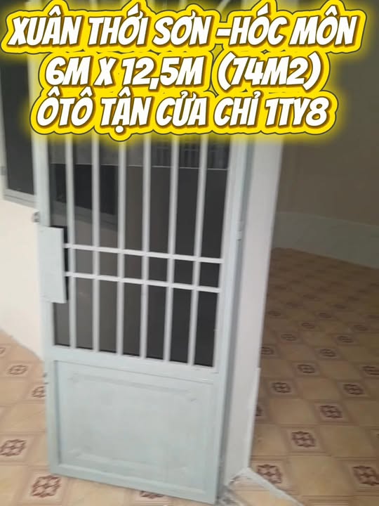 Đất nền Xuân Thới Sơn Hóc Môn 74m² giá 1.8 tỷ - Ô tô tận cửa, sổ hồng chính chủ!