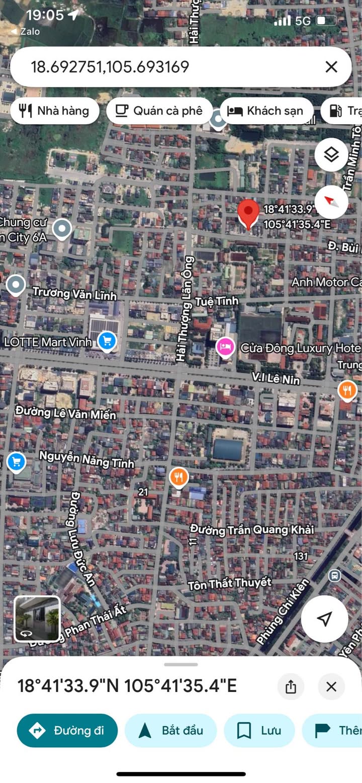 Đất nền Phạm Huy Bích, TP Vinh 268m² - Đầu tư sinh lời, vị trí đắc địa!