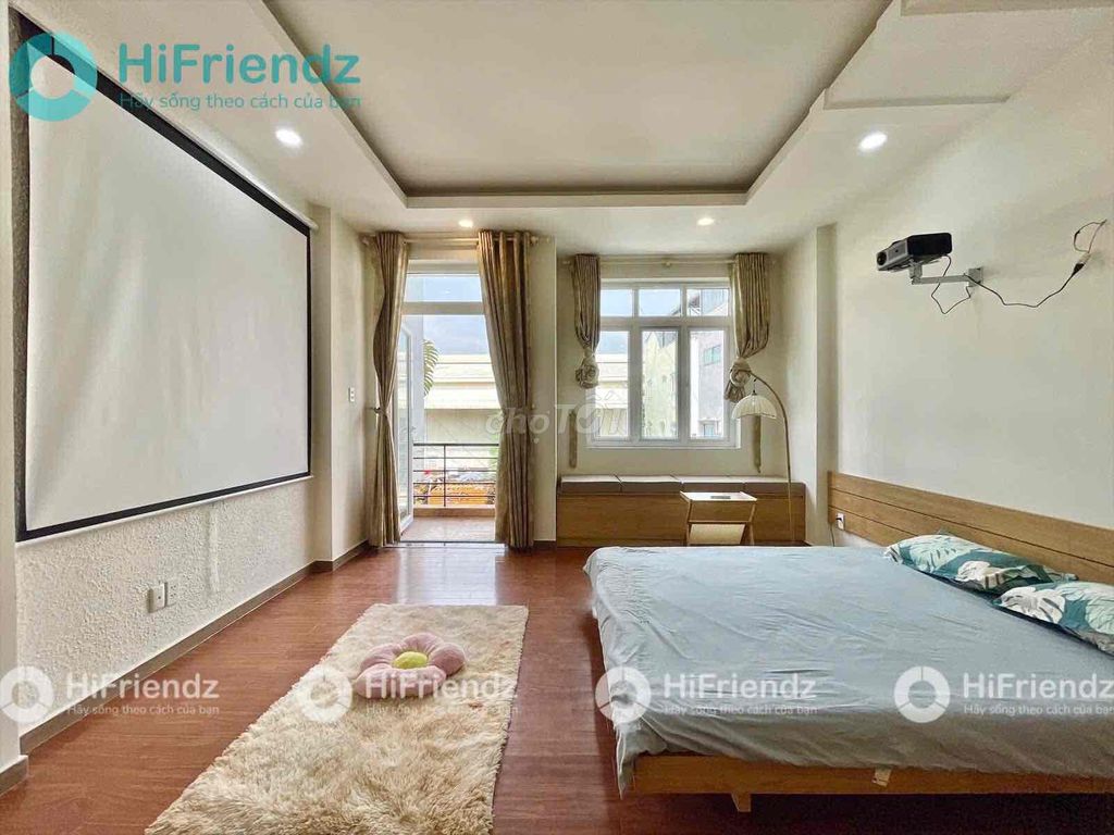 Căn Hộ 1PN 35m² – Máy Chiếu – Ban Công Rộng – Trường Sơn, P2 Tân Bình