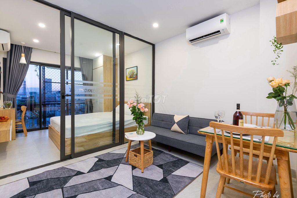 Căn hộ 1PN Mỹ An 40m² giá 8 triệu - Full nội thất, gần biển!