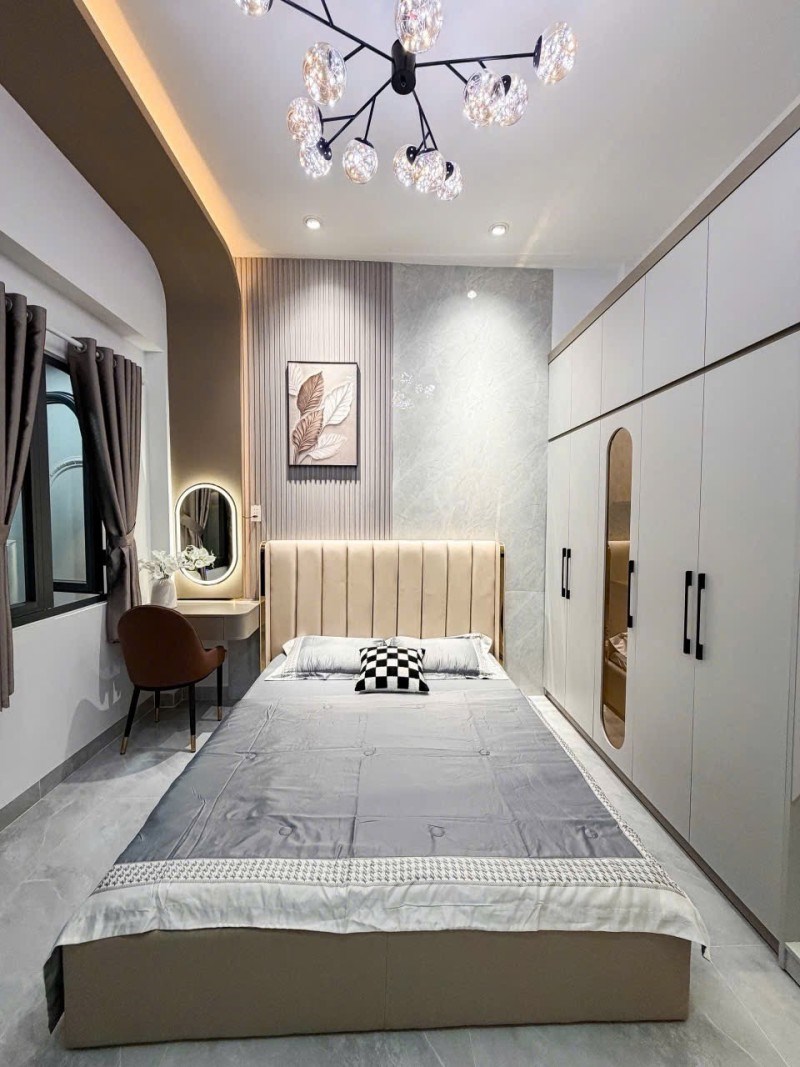 Nhà mới xây 3 tầng Phan Văn Trị 52m² giá 6.88 tỷ - Phù hợp cho gia đình