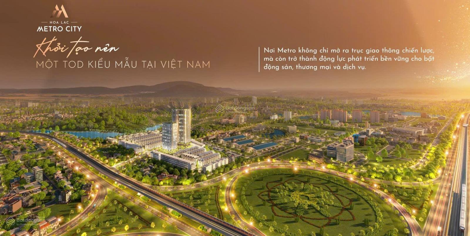 Biệt thự liền kề Hòa Lạc Metro City 96m² giá 8.448 tỷ - Cơ hội đầu tư vàng!