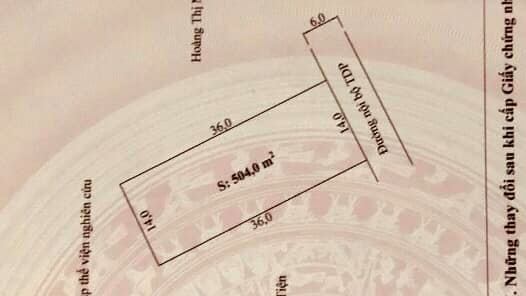 Đất nền Tân Lập, Dương Kinh 504m² giá 6.8 tỷ - Cơ hội đầu tư hiếm có!