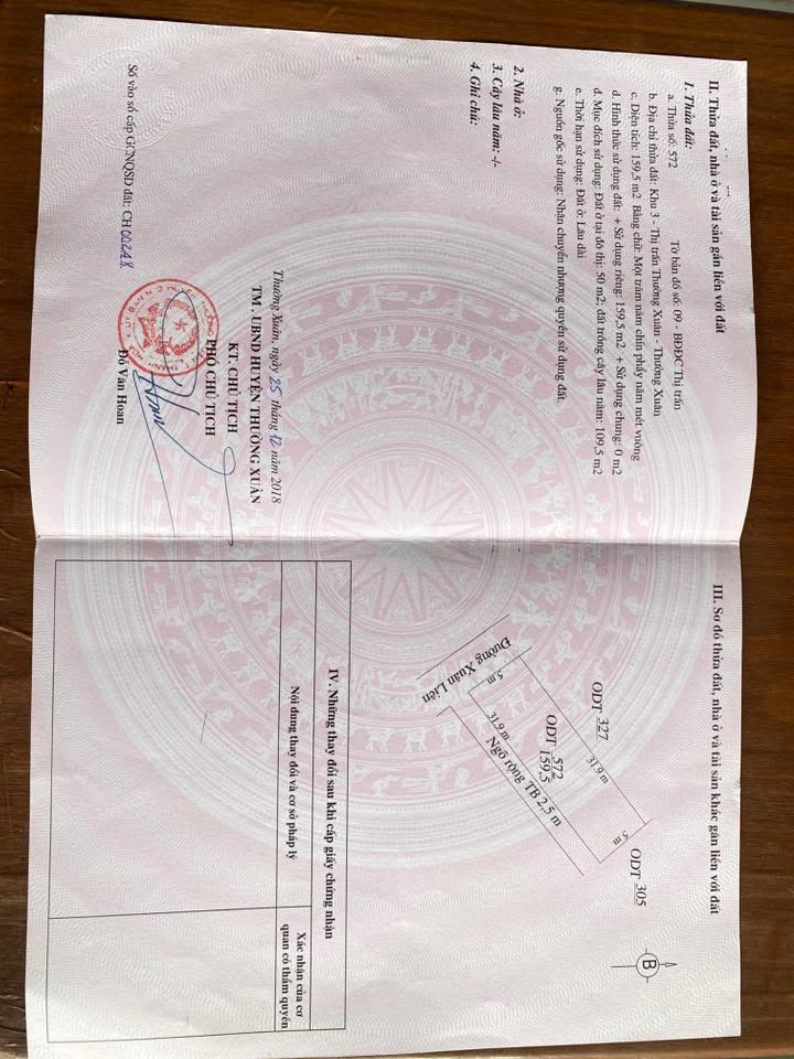 Đất nền Thường Xuân, Thanh Hóa 160m² giá 1 tỷ - Đầu tư sinh lời ngay!