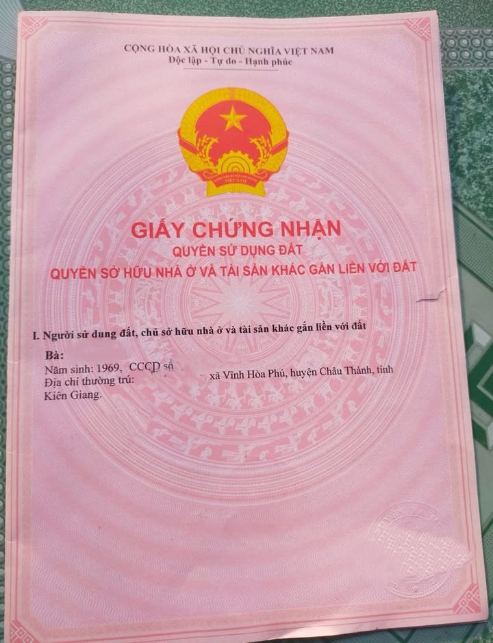 Đất nền 424,8m² tại Vĩnh Hòa Phú - Giá chỉ 650 triệu, thương lượng tốt!