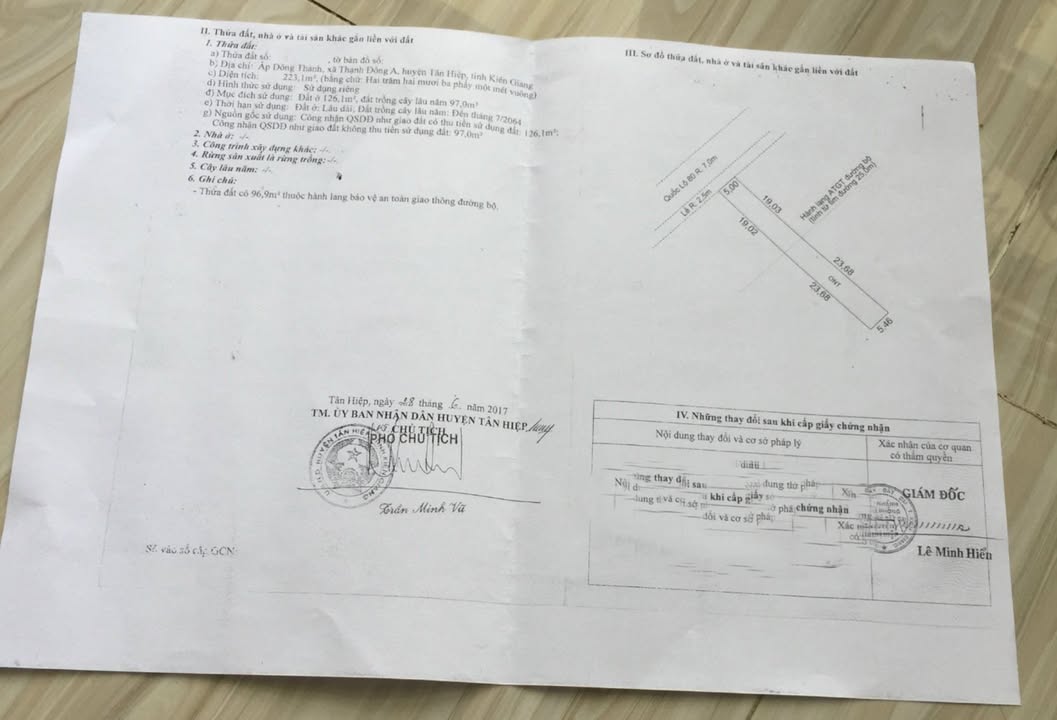 Đất + Nhà mặt tiền quốc lộ 80, 474.6m² giá 2.22 tỷ - Kinh doanh thuận lợi!
