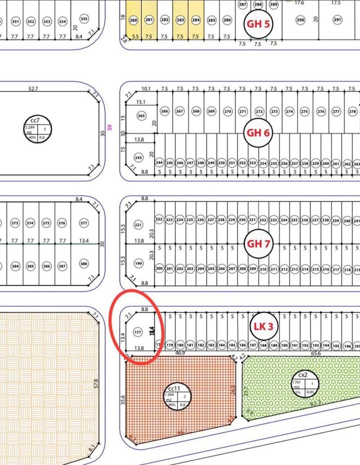 Đất lô góc Khu đô thị ICC Quán Mau, Lạch Tray, 255.8m² - Sổ đỏ chính chủ!