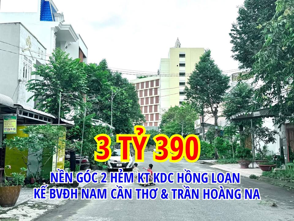 Đất nền góc 80m² tại KDC Hồng Loan, giá 3.39 tỷ - Đầu tư sinh lời!
