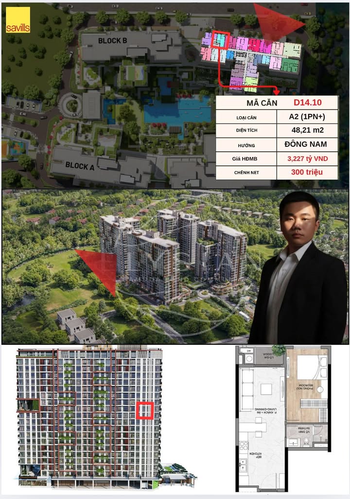 Căn hộ Elysian Thủ Đức 48m² giá thỏa thuận - View sông tuyệt đẹp!