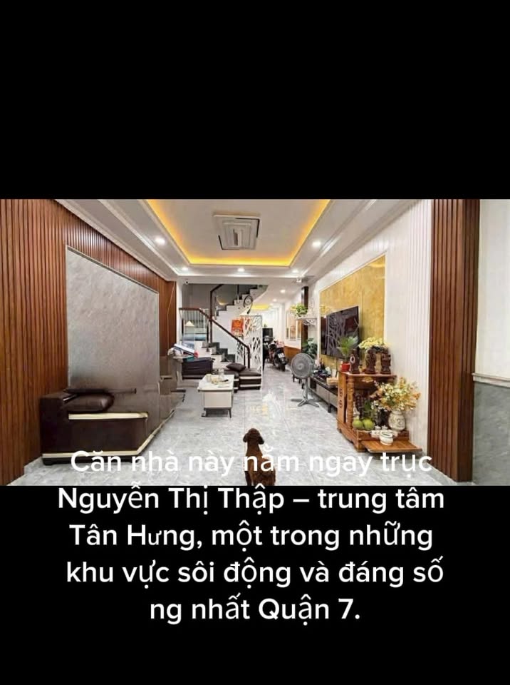 Nhà đẹp Nguyễn Thị Thập, Tân Hưng, Quận 7 - Giá thỏa thuận - Sẵn sàng vào ở!
