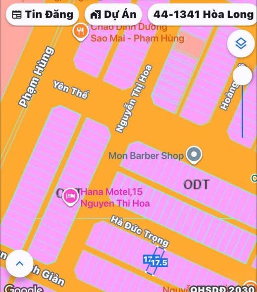 Đất nền mặt tiền Hà Đức Trọng, phường Long Toàn, 87.5m² - Đầu tư sinh lời ngay!
