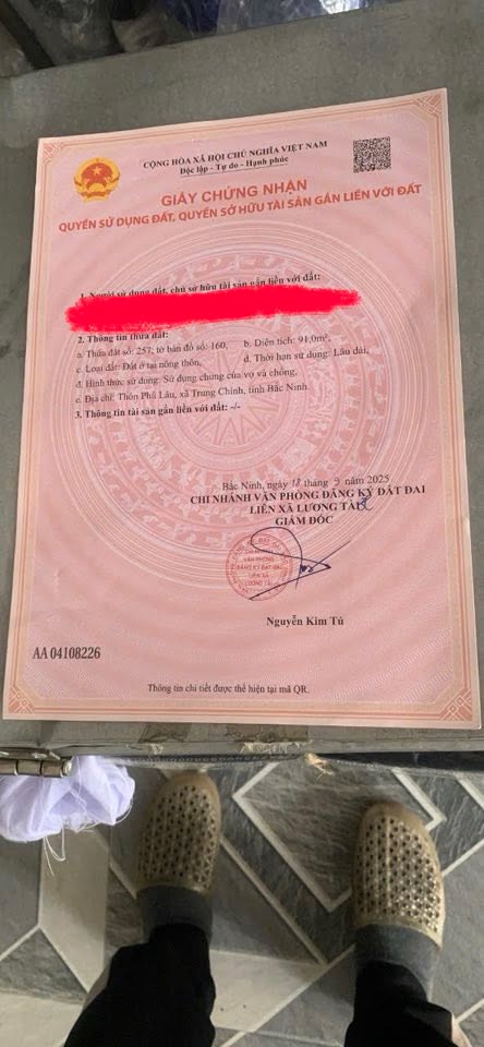 Đất nền Phú Lâu, Lương Tài 91m² giá 3 tỷ - Đầu tư sinh lời ngay!