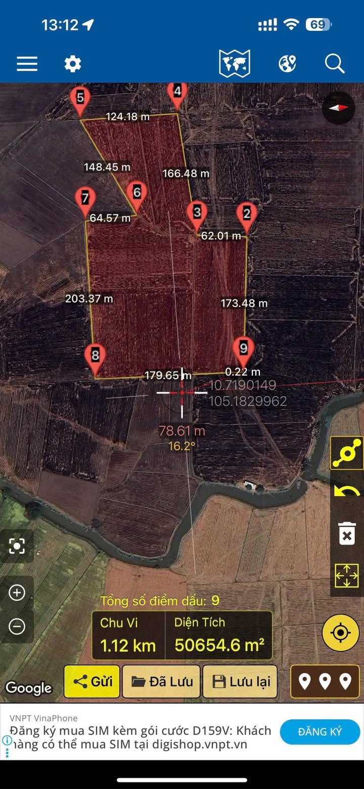 Đất nông nghiệp 50.000m² tại Phú Hiệp, An Giang giá chỉ 100 triệu - Đầu tư sinh lời hấp dẫn!